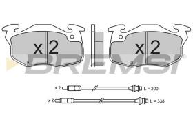 BREMSI BP2550 - PASTIGLIE FRENO - BRAKE PADS