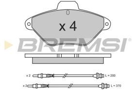 BREMSI BP2565 - PASTIGLIE FRENO - BRAKE PADS