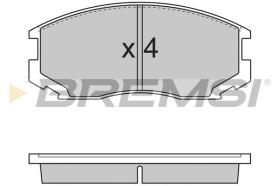 BREMSI BP2732 - PASTIGLIE FRENO - BRAKE PADS