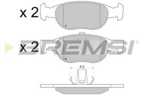 BREMSI BP2770 - PASTIGLIE FRENO - BRAKE PADS