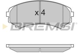 BREMSI BP3001 - PASTIGLIE FRENO - BRAKE PADS