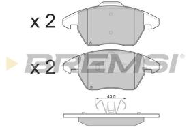 BREMSI BP3174 - PASTIGLIE FRENO - BRAKE PADS