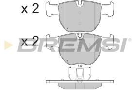 BREMSI BP3287 - PASTIGLIE FRENO - BRAKE PADS