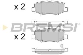 BREMSI BP3398 - PASTIGLIE FRENO - BRAKE PADS