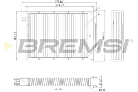 BREMSI FC0980 - FILTRO HABITACULO RENAULT