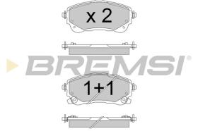 BREMSI BP3788 - PASTIGLIE FRENO - BRAKE PADS