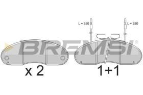 BREMSI BP7242 - PASTIGLIE FRENO - BRAKE PADS