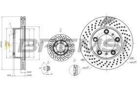 BREMSI CD8020VLS - DISCHI FRENO - BRAKE DISCS
