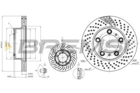 BREMSI CD8027VRD - DISCHI FRENO - BRAKE DISCS