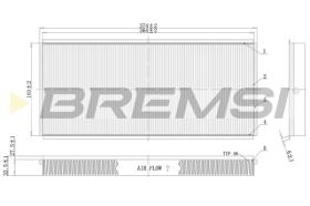BREMSI FC1335C - FILTRI ABITACOLO - CABIN FILTER