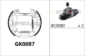 BREMSI GK0087 - KIT PREM. GANASCE - FAST SHOES KIT