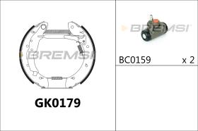 BREMSI GK0179 - KIT PREM. GANASCE - FAST SHOES KIT