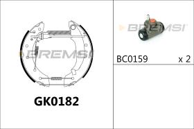 BREMSI GK0182 - KIT PREM. GANASCE - FAST SHOES KIT