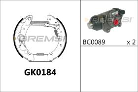 BREMSI GK0184 - KIT PREM. GANASCE - FAST SHOES KIT