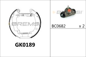 BREMSI GK0189 - KIT PREM. GANASCE - FAST SHOES KIT