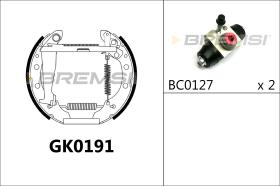 BREMSI GK0191 - KIT PREM. GANASCE - FAST SHOES KIT