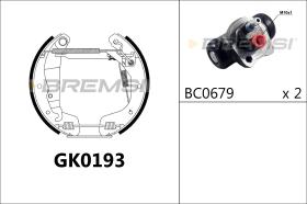 BREMSI GK0193 - KIT PREM. GANASCE - FAST SHOES KIT