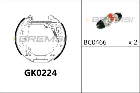 BREMSI GK0224 - KIT PREM. GANASCE - FAST SHOES KIT
