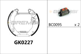 BREMSI GK0227 - KIT PREM. GANASCE - FAST SHOES KIT