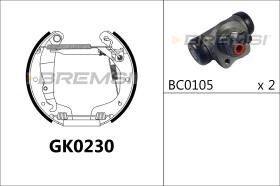 BREMSI GK0230 - KIT PREM. GANASCE - FAST SHOES KIT