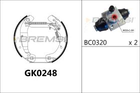 BREMSI GK0248 - KIT PREM. GANASCE - FAST SHOES KIT