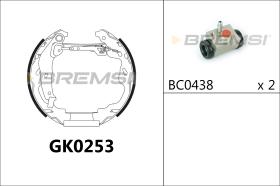 BREMSI GK0253 - KIT PREM. GANASCE - FAST SHOES KIT