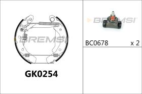 BREMSI GK0254 - KIT PREM. GANASCE - FAST SHOES KIT