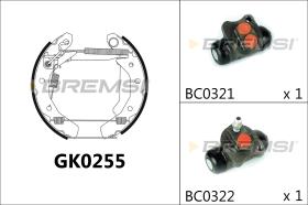 BREMSI GK0255 - KIT PREM. GANASCE - FAST SHOES KIT