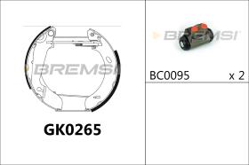 BREMSI GK0265 - KIT PREM. GANASCE - FAST SHOES KIT