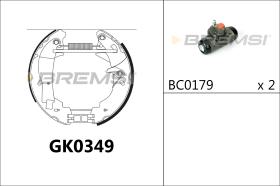 BREMSI GK0349 - KIT PREM. GANASCE - FAST SHOES KIT