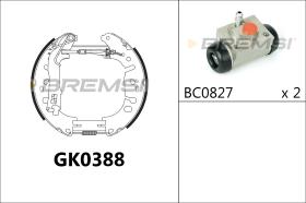 BREMSI GK0388 - KIT PREM. GANASCE - FAST SHOES KIT