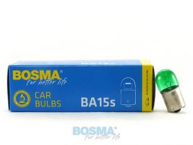 BOSMA 501216GRK - BA15S(18X37)-12V 10W VERDE