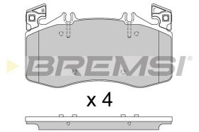 BREMSI BP3938 - PASTILLAS FRENO DELANTERAS MERCEDES BENZ